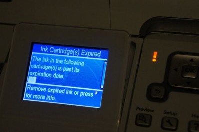 hp ink cartridge expired
